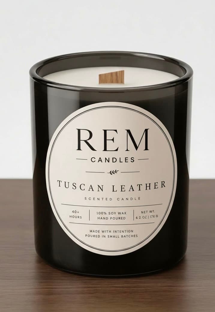 Tuscan Leather candle